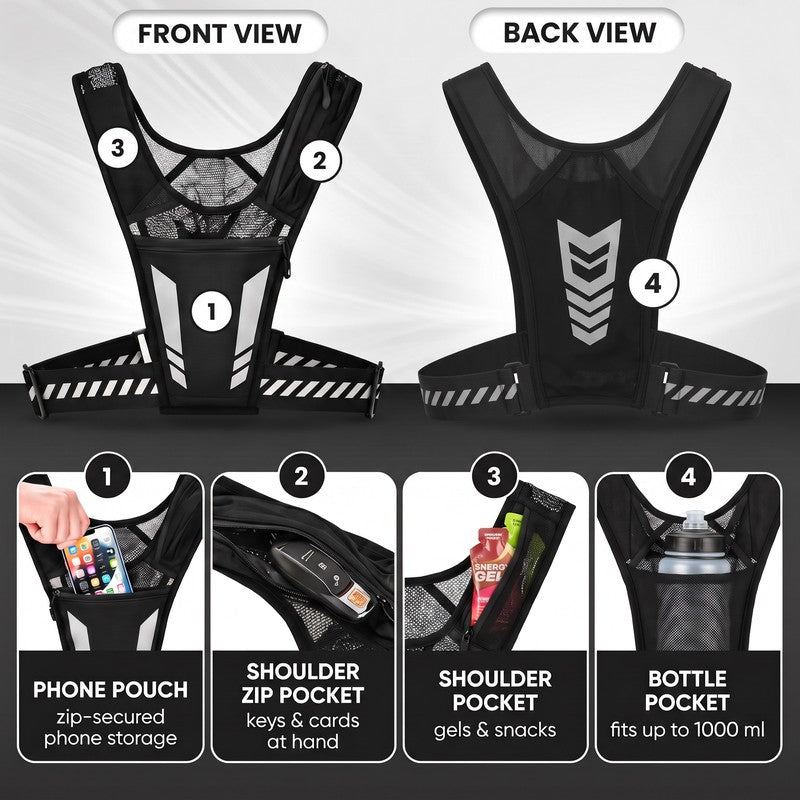 Multi-Pocket Reflective Vest