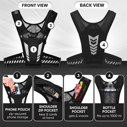 Multi-Pocket Reflective Vest